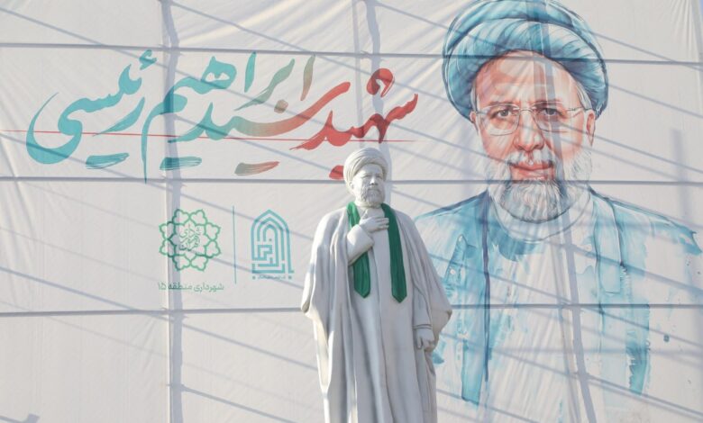 تندیس جدید شهید رئیسی در بزرگراه بعثت تهران رونمایی شد + عکس 1 تندیس ابراهیم رئیسی