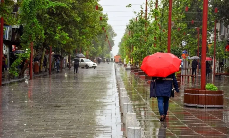 بارش نخستین باران زمستانی در این شهر 1 باران زمستانی