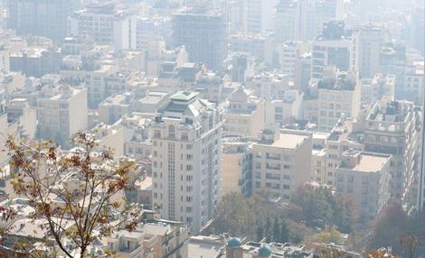 هوای تهران آلوده و در وضعیت نارنجی است 1 هوای تهران