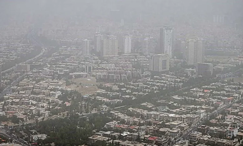شاخص آلودگی هوا تهران بعدازظهر امروز دوشنبه ۱۵ بهمن 1 آلودگی