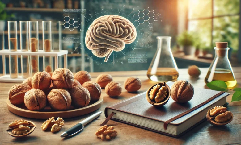 کاهش چشمگیر خطر آلزایمر با مصرف منظم گردو 1 گردو